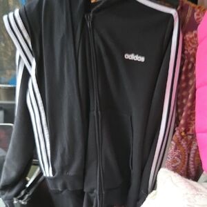 Adidas Set Jacket And Pants Nike' Blk&white